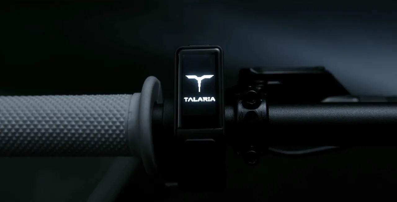 Talaria handlebar grip and display